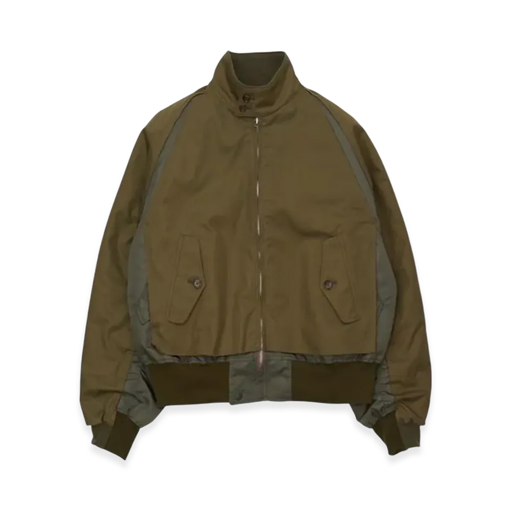 YOKE Connected Harrington Flight Jacket "Beige"