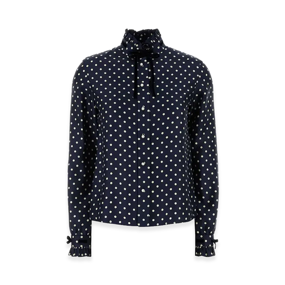 Valentino Women's Satin Shirt "Printed"