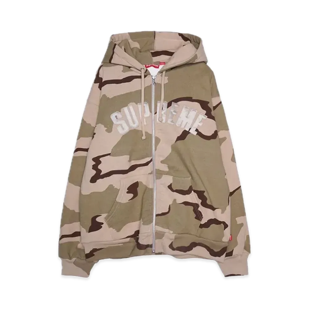 Supreme Arc Thermal Zip Up Hooded Sweatshirt "Desert Camo"
