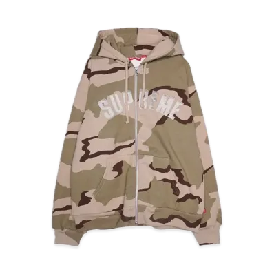 Supreme Arc Thermal Zip Up Hooded Sweatshirt "Desert Camo"