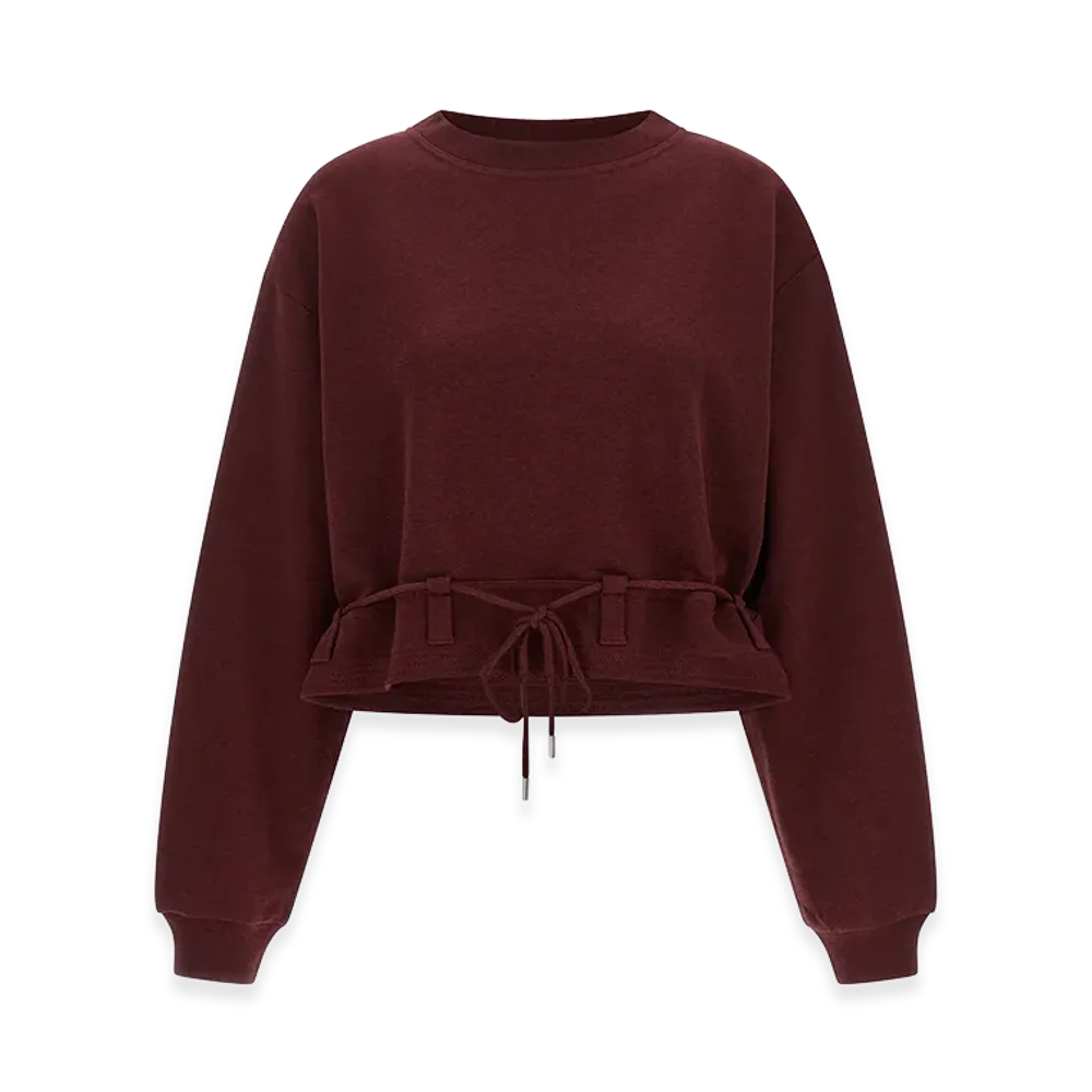 DRIES VAN NOTEN Women's haserfiela Sweatshirt "Bordeaux"