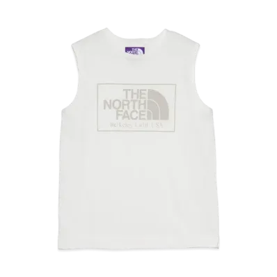 The North Face PURPLE LABEL Micro French Terry Sleeveless Tee "Off White"