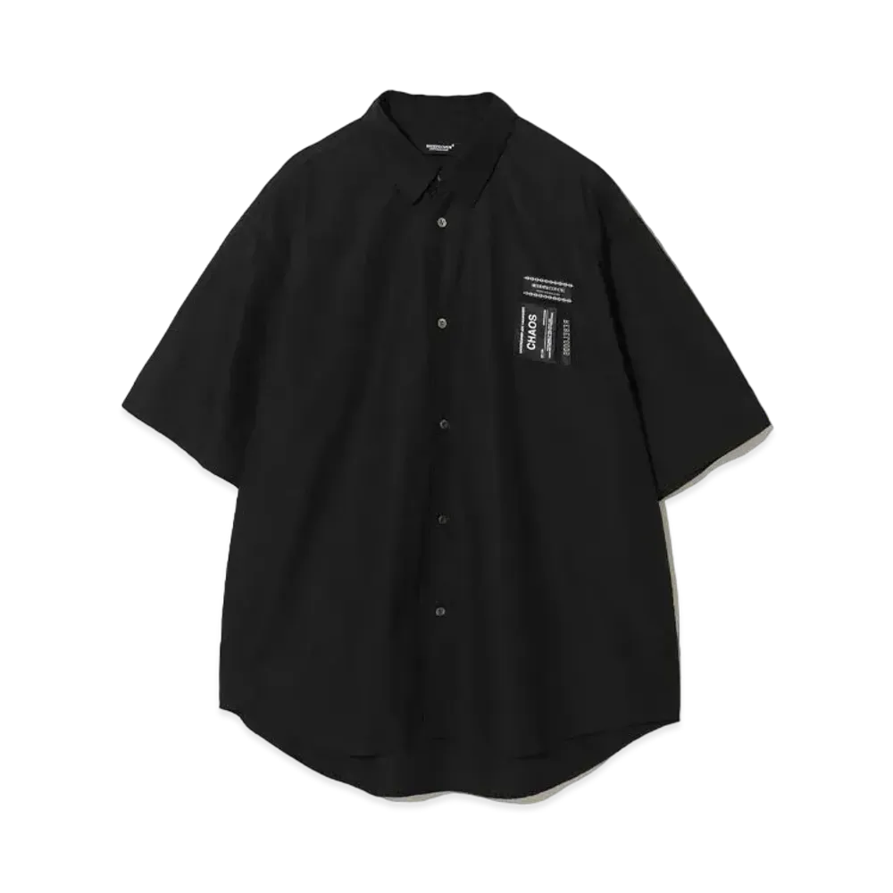 UNDERCOVER 24SS Cotton Broad Shirt "Black"