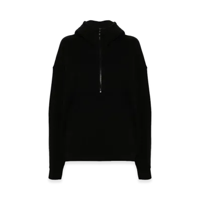 Saint Laurent Women's 'Camionneur Molleton' Hoodie "Black"