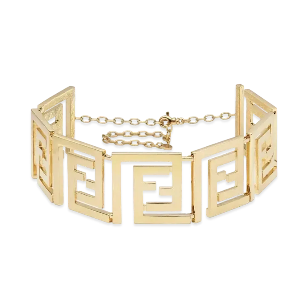 FENDI x Versace Fendace Gold-Colored Chalker "Gold"
