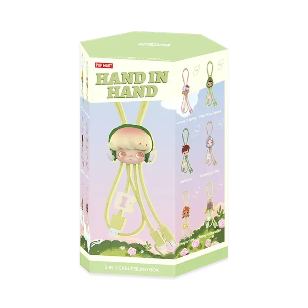 POP MART Hand in Hand Series-2 in 1 Cable Blind Box [Piece]