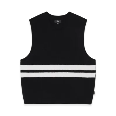 Stussy Brushed Mohair Vest "Black"