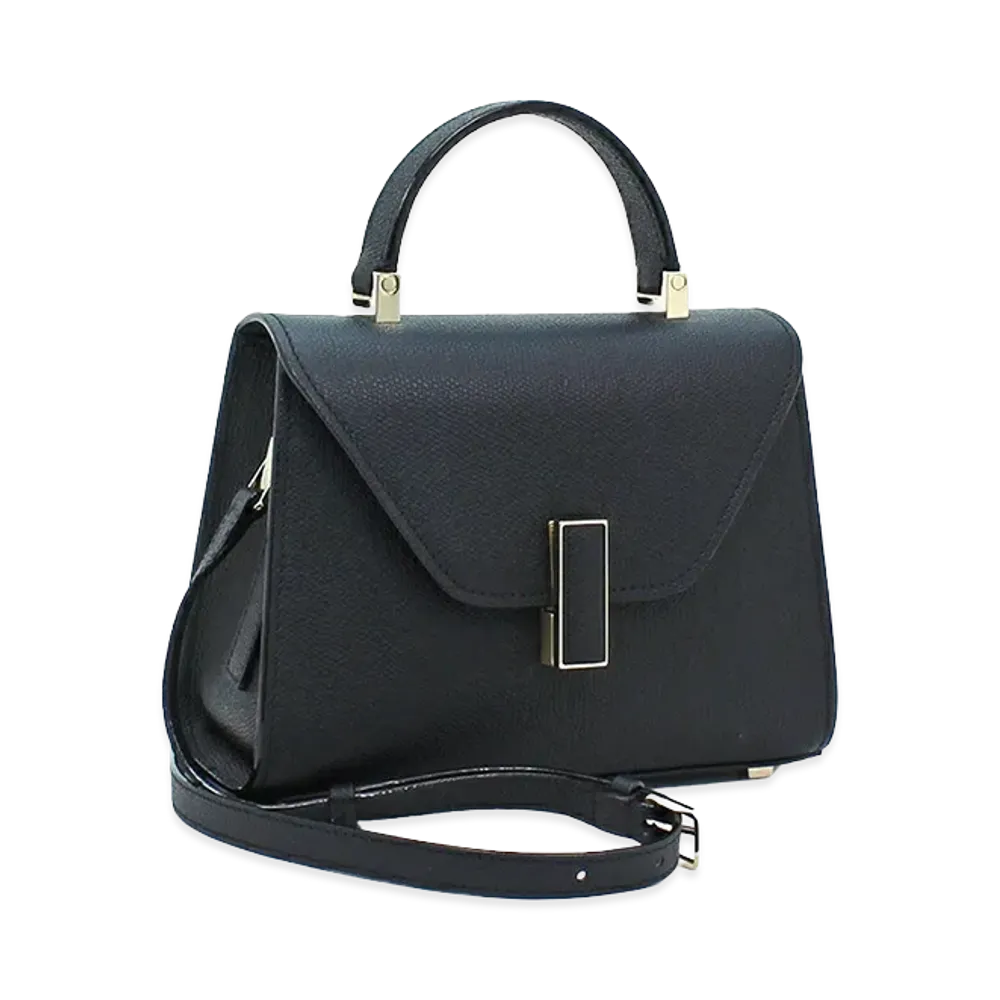Valextra Women's Micro Iside Handbag "Nero"