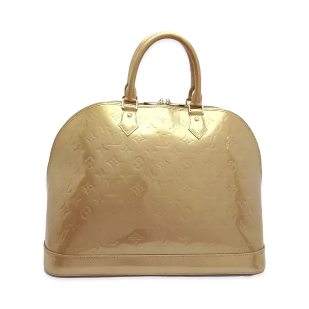 Louis Vuitton Alma GM Monogram Vernis "Beige Poodle"