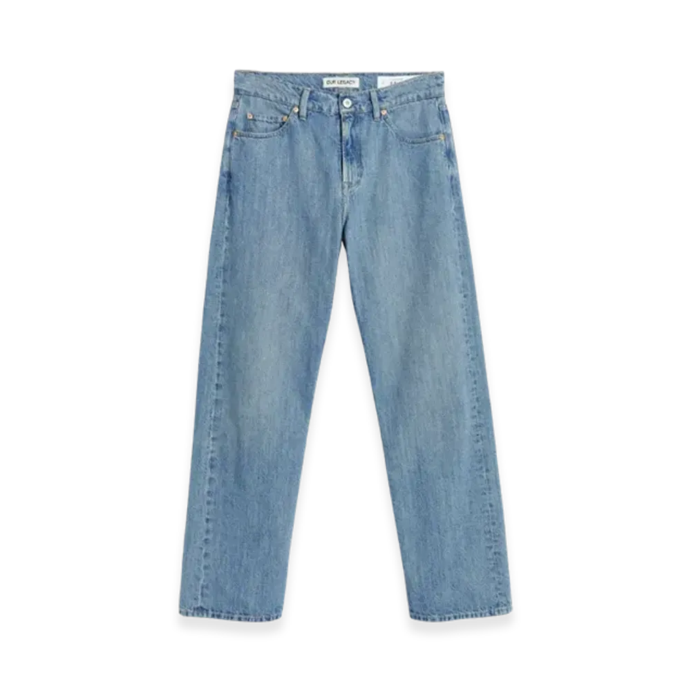 OUR LEGACY Formal Cut Bleach Denim "Mid Blue"