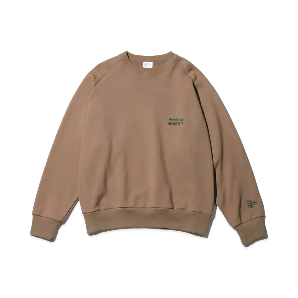 FreshService VIBTEX for Freshservice Sweat Crew Neck Pullover "Beige"
