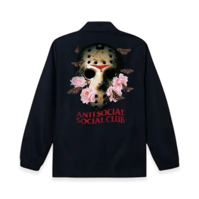 ANTI SOCIAL SOCIAL CLUB Hockey Coaches Jacket "Black"