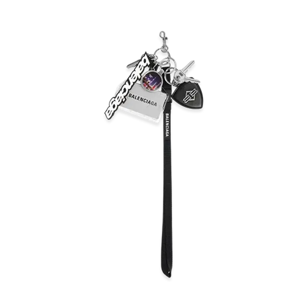 BALENCIAGA Keyring Badge Full Charm "Multicolor"