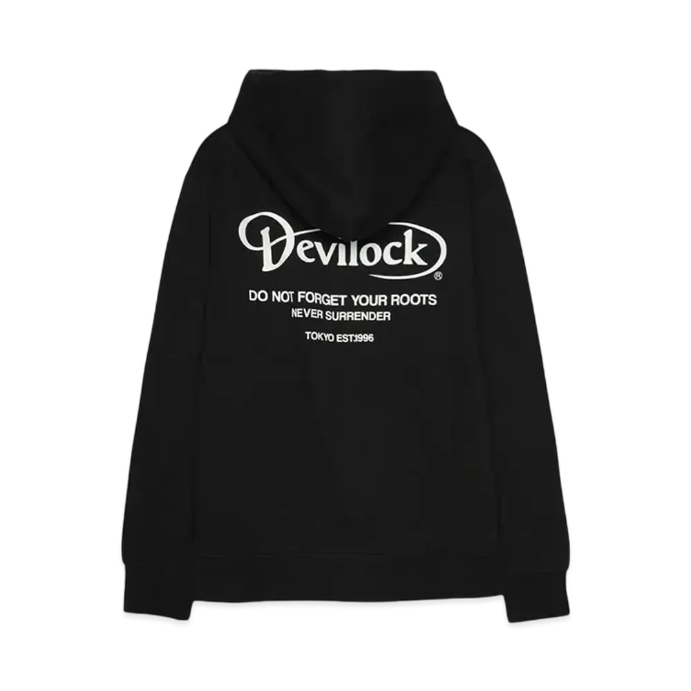 DEVILOCK DAIMRLER LOGO ZIP HOODIE "BLACK"
