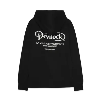 DEVILOCK DAIMRLER LOGO ZIP HOODIE "BLACK"