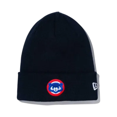 NEW ERA Basic Cuff Knit Cotton Chicago Cubs "Navy"