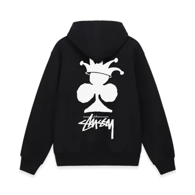 Stussy Club Crown Zip Hoodie "Black"
