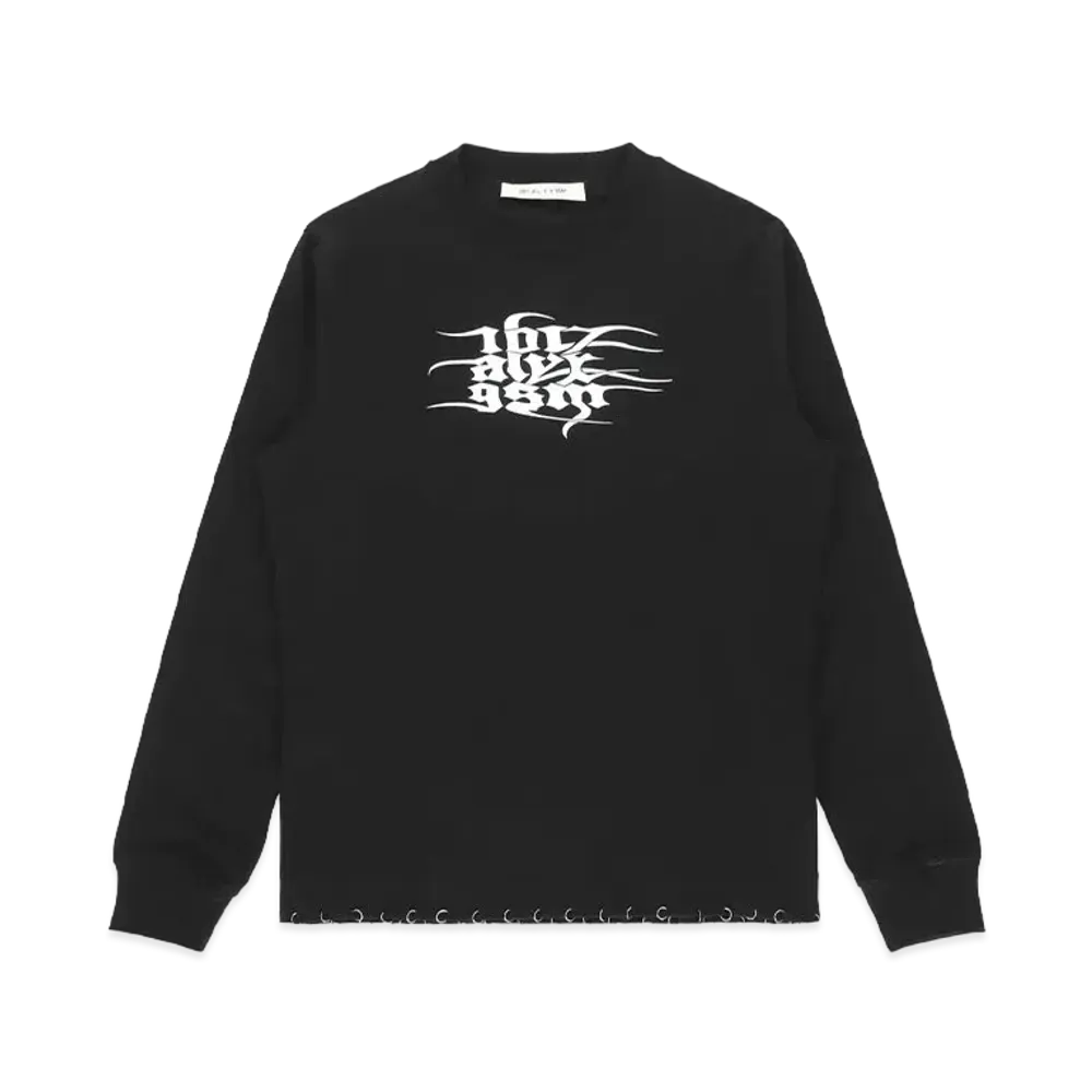 1017 ALYX 9SM Long Sleeve Graphic Logo T-shirt "Black"