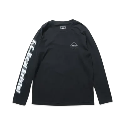 F.C.Real Bristol for Kids Blurred Logo L/S Tee "Black"