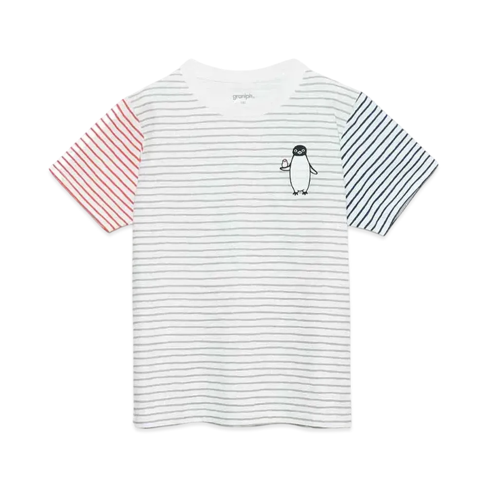 graniph x Chiharu Sakazaki Buncho & Penguin I Kids T-Shirt "Multi"