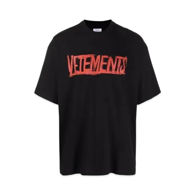 VETEMENTS World Tour Tee "Black Red"