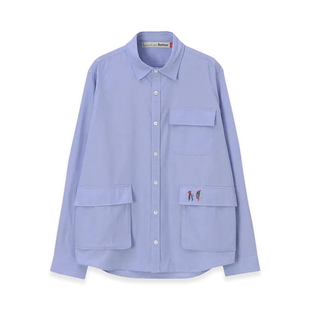 Barbour x Paul Smith Lure Casual Shirt "Sax Blue"