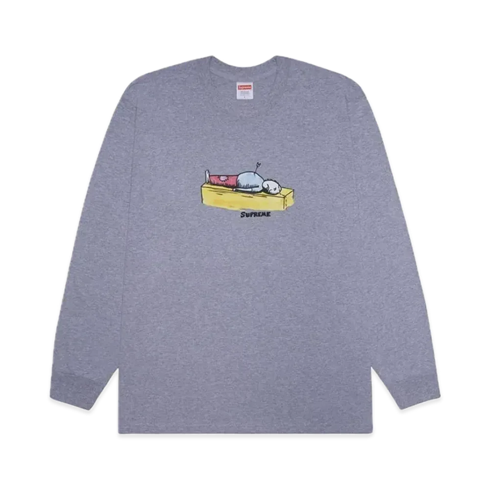 Supreme Neil Blender Arrow L/S Tee "Heather Grey"
