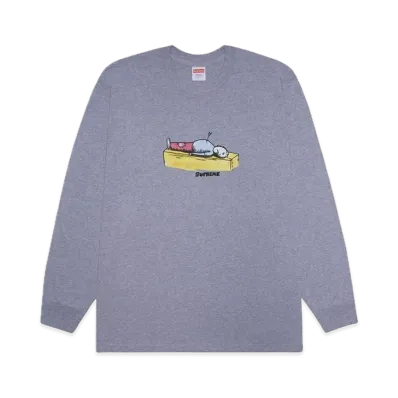 Supreme Neil Blender Arrow L/S Tee "Heather Grey"