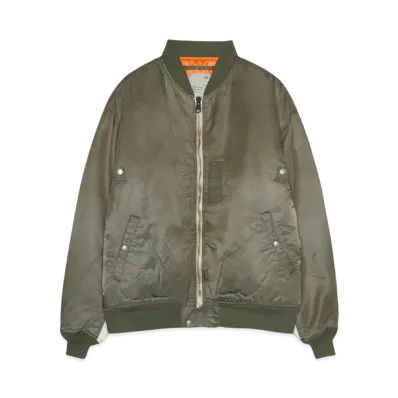 MADNESS VINTAGE MA-1 FLIGHT BOMBER "ARMY GREEN"