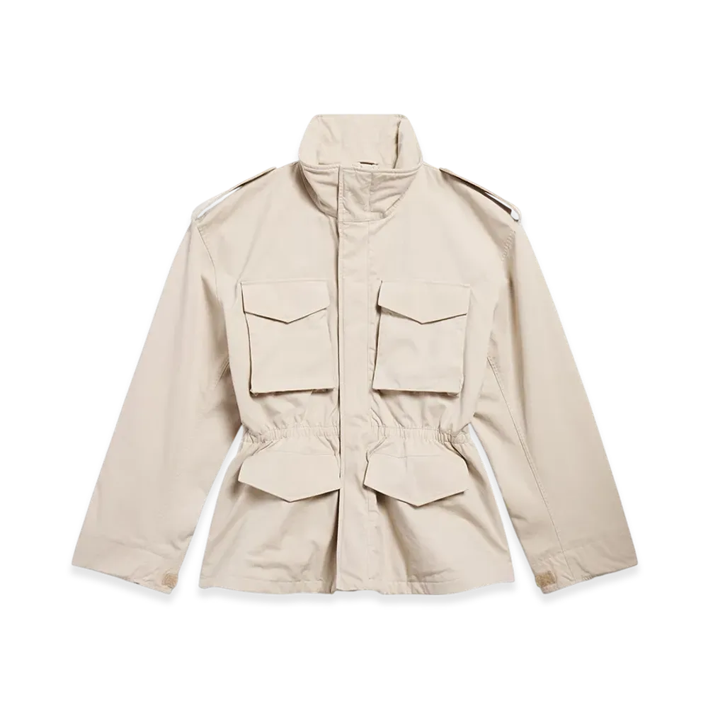 BALENCIAGA Hourglass Parka "Light Beige"