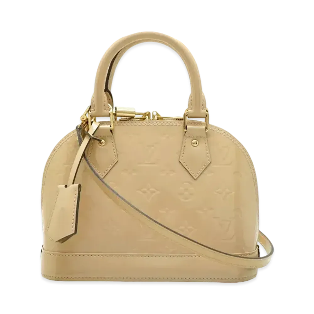 Louis Vuitton Alma BB Monogram Vernis "Dune"