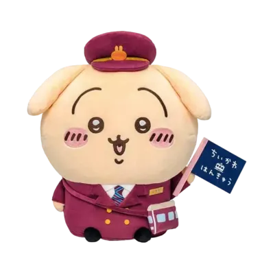 Hankyu Densya "Hankyu Densya Goods" -Chiikawa x Hankyu Densya- BIG Plushie (Usagi)