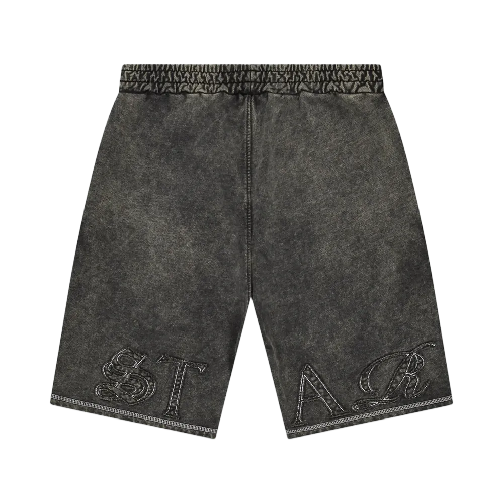 TRAPSTAR Patchwork Script T-Shirt Shorts Set "Grey"