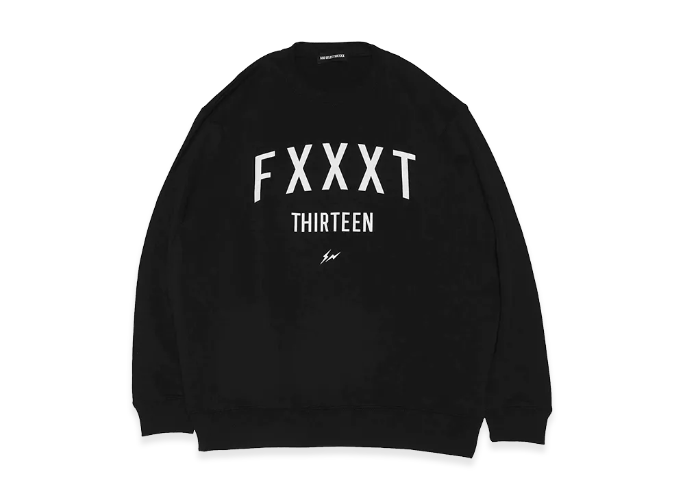 GOD SELECTION XXX x FRAGMENT 13th Anv FXXXT Sweatshirt GX-S26-13FCS-01 "Black"