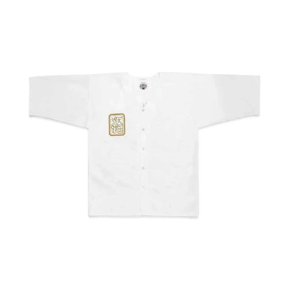 WACKO MARIA WOLF’S HEAD / DABO SHIRT "White Gold"
