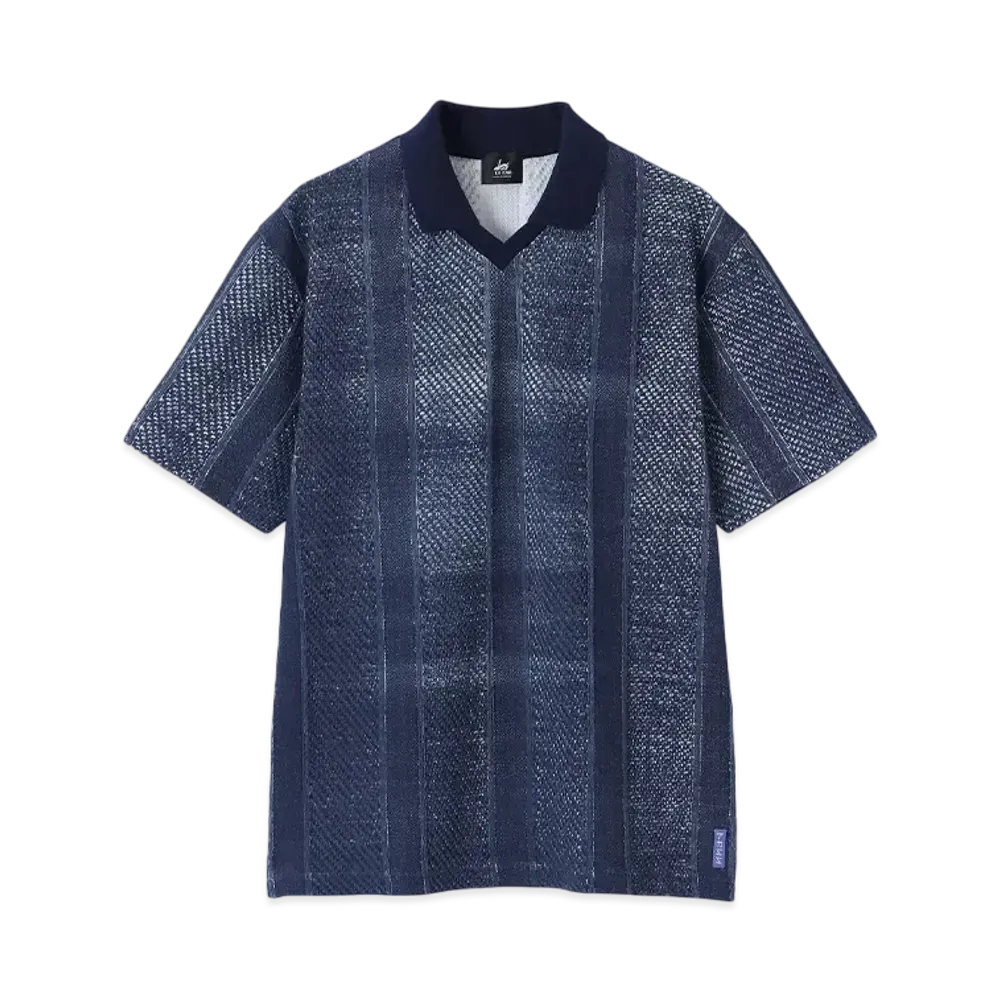 Paul Smith RED EAR Jacquard Skipper Polo Shirt "DarkBlue"