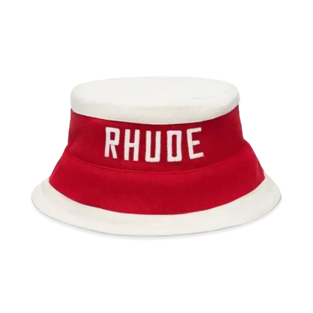 RHUDE East Hampton Bucket Hat "Red"