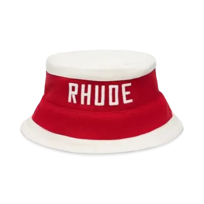 RHUDE East Hampton Bucket Hat "Red"