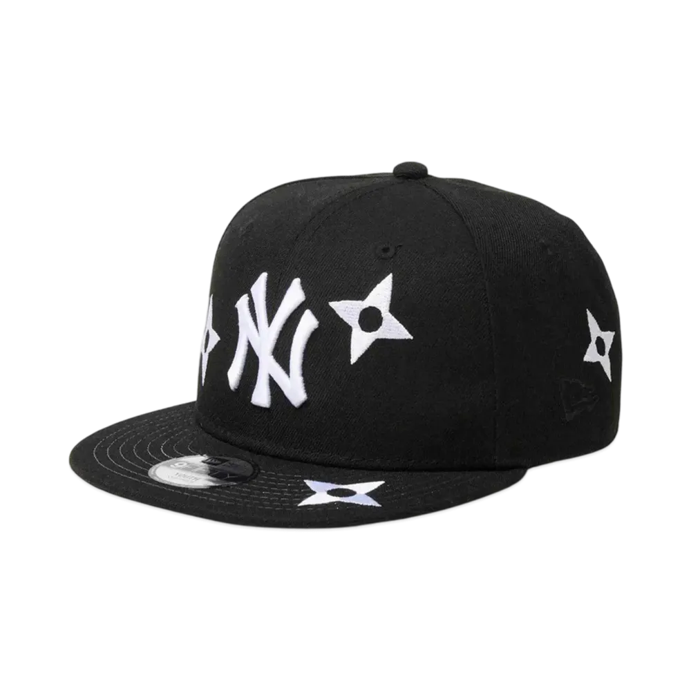 NEW ERA Youth 9Fifty MLB Flower Embroidery New York Yankees "Black"