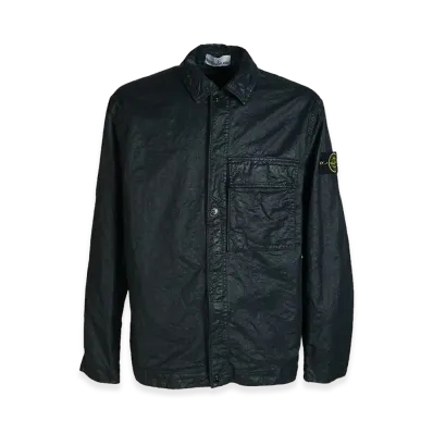 Stone Island Naylon Panama Relaxed Overshirt "Black"