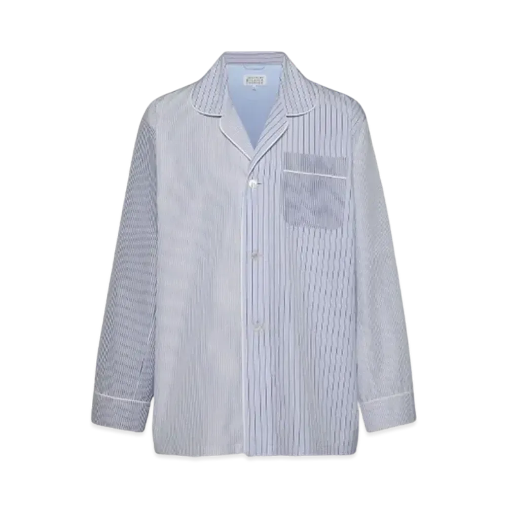 Maison Margiela Stripe Pajama Shirt "Blue"