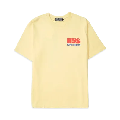 HYSTERIC GLAMOUR Fresh Juice Bar T-Shirt "Yellow"
