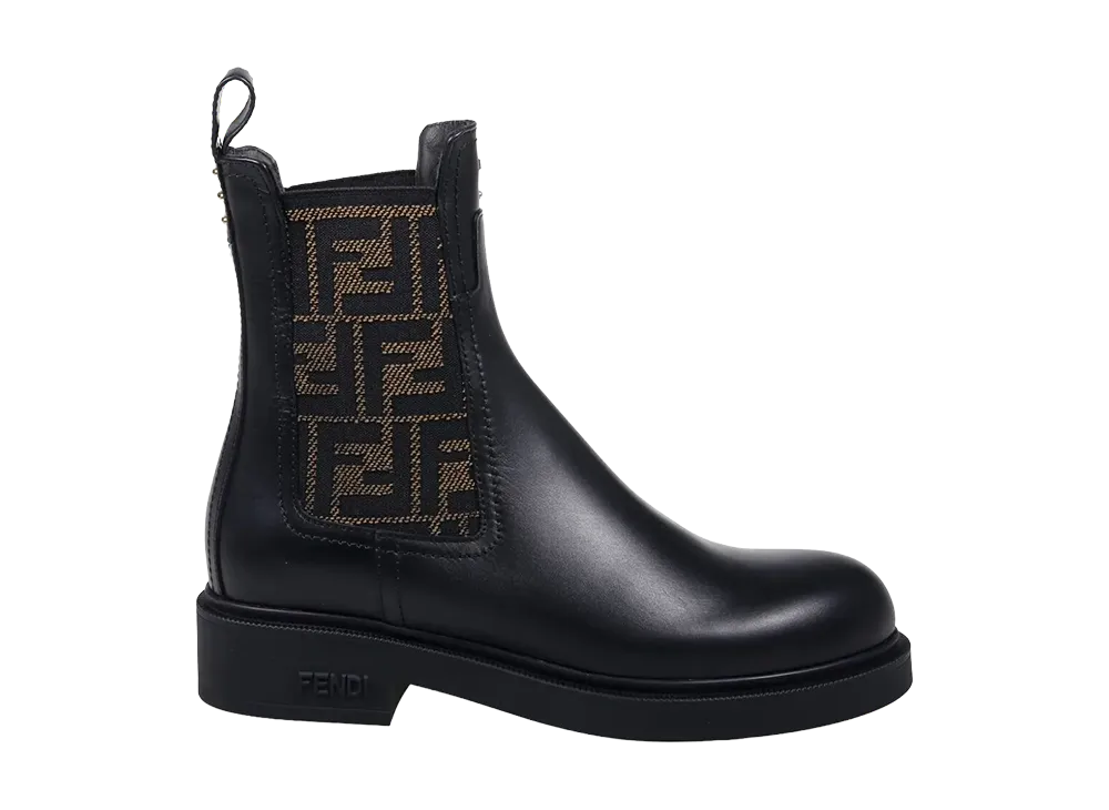 FENDI Women's Filo Ankle Boots "Black"