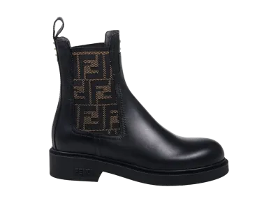FENDI Women's Filo Ankle Boots "Black"