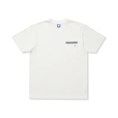 UNDEFEATED S/S Trim Pocket Tee "White"