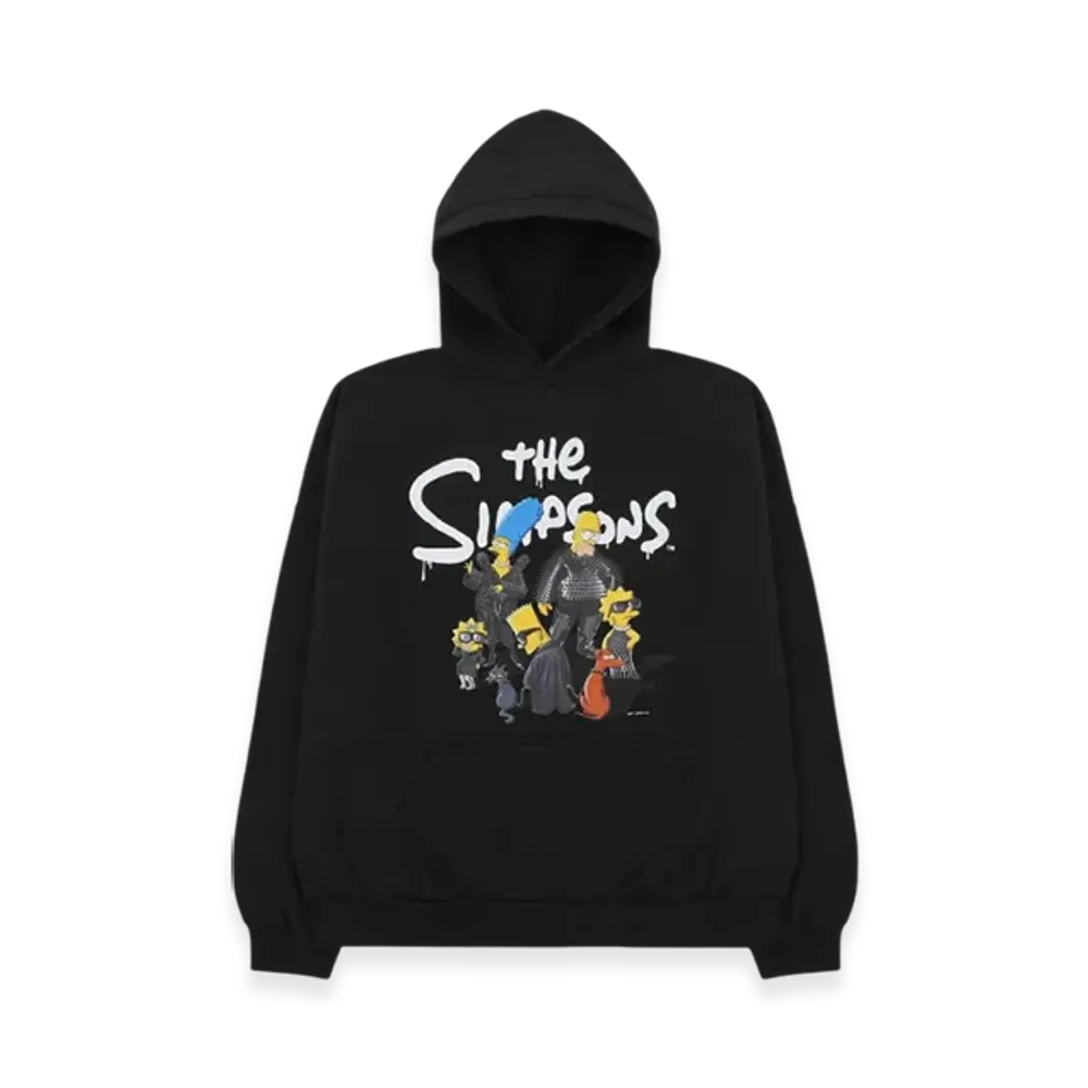 BALENCIAGA Women's The Simpsons & 20th Television Wide Fit Hoodie "Black"