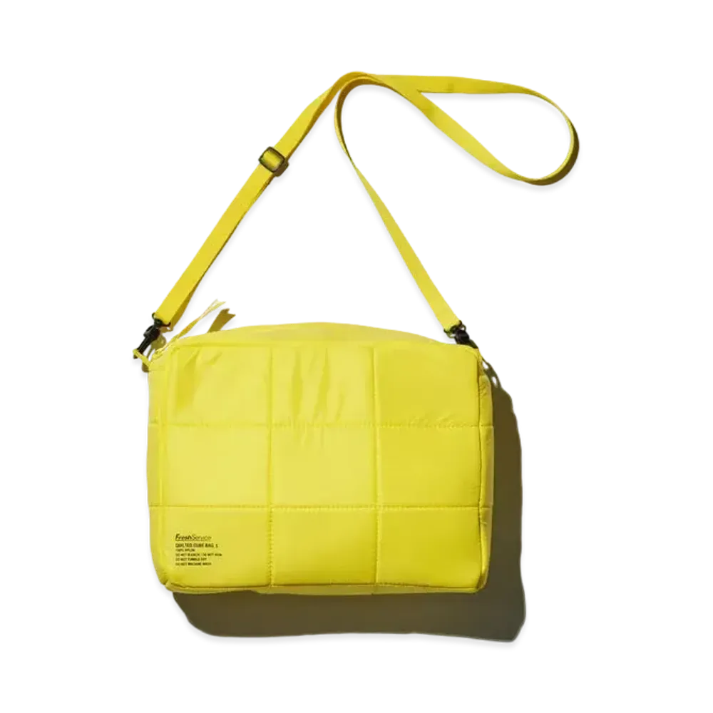 FreshService Quilted Cube Bag_L "Yellow"