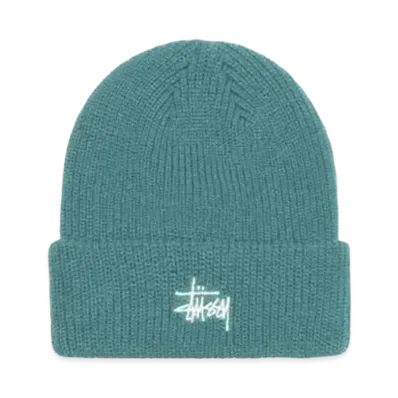 Stussy Cuff Beanie Basic "Sea Green"