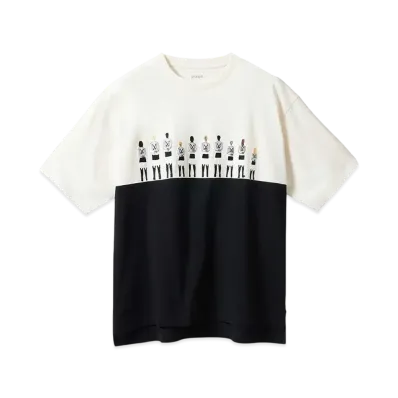 graniph x Attack On Titan Top 10 Big Silhouette T-Shirt "Ivory"