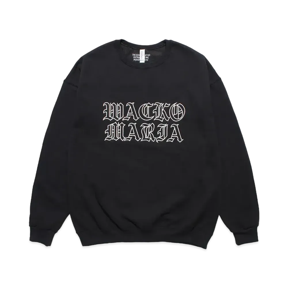 WACKO MARIA Sweat Shirt "Black"